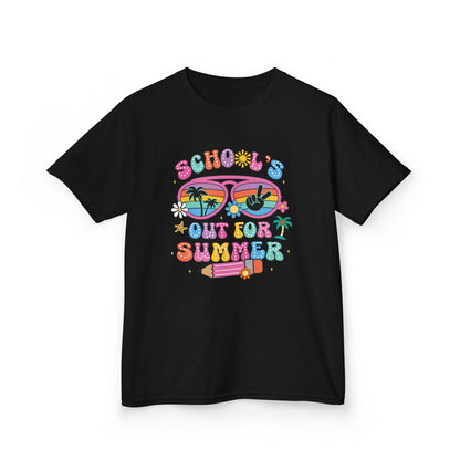 Summer Vibes Kids Tee, School's Out Shirt, Kids Summer T-Shirt, Fun Graphic Tee, Youth Casual Wear - To Be Designs