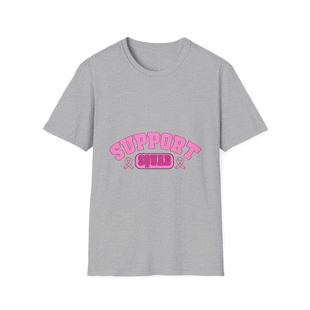 Support Squad T-Shirt — Pink Retro Supportive Graphic Tee