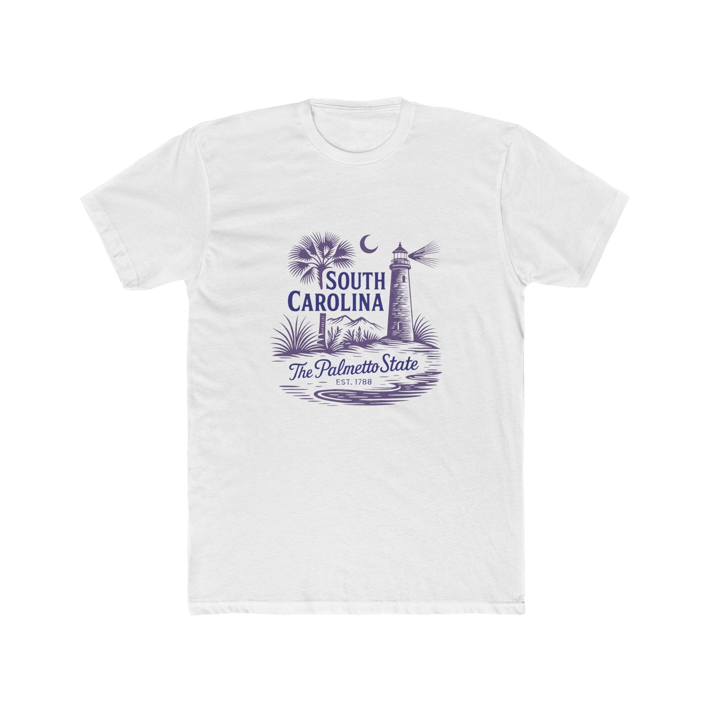 South Carolina Unisex Cotton Crew Tee, Beachwear, Souvenir Shirt, Travel Apparel, Vacation Gift, State Pride T-Shirt