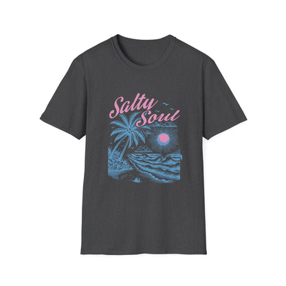 Salty Soul T-Shirt, Beach Vibes Tee, Unisex Summer Shirt, Gift for Coastal Lovers, Casual Everyday Wear