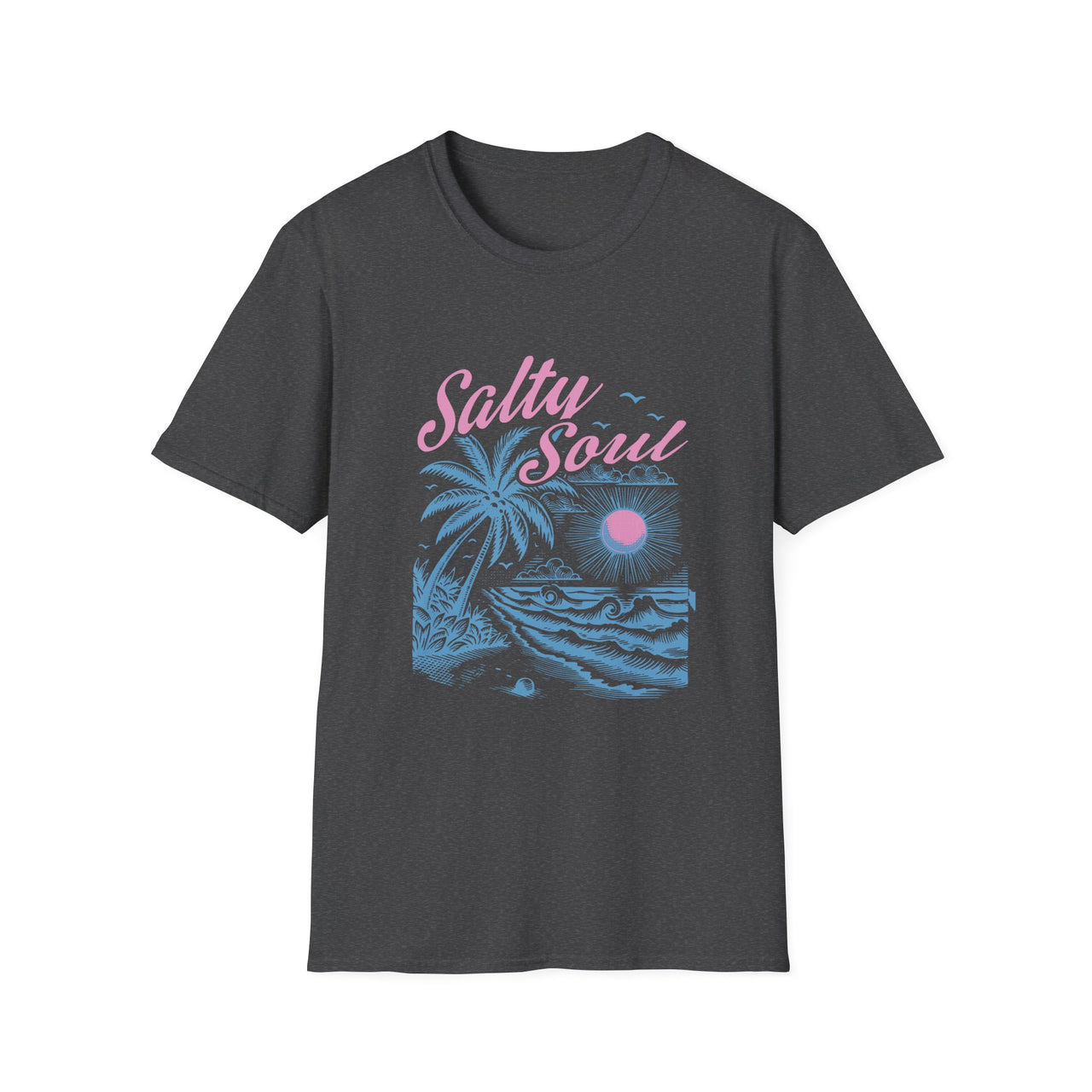 Salty Soul T-Shirt, Beach Vibes Tee, Unisex Summer Shirt, Gift for Coastal Lovers, Casual Everyday Wear