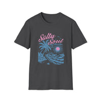 Salty Soul T-Shirt, Beach Vibes Tee, Unisex Summer Shirt, Gift for Coastal Lovers, Casual Everyday Wear